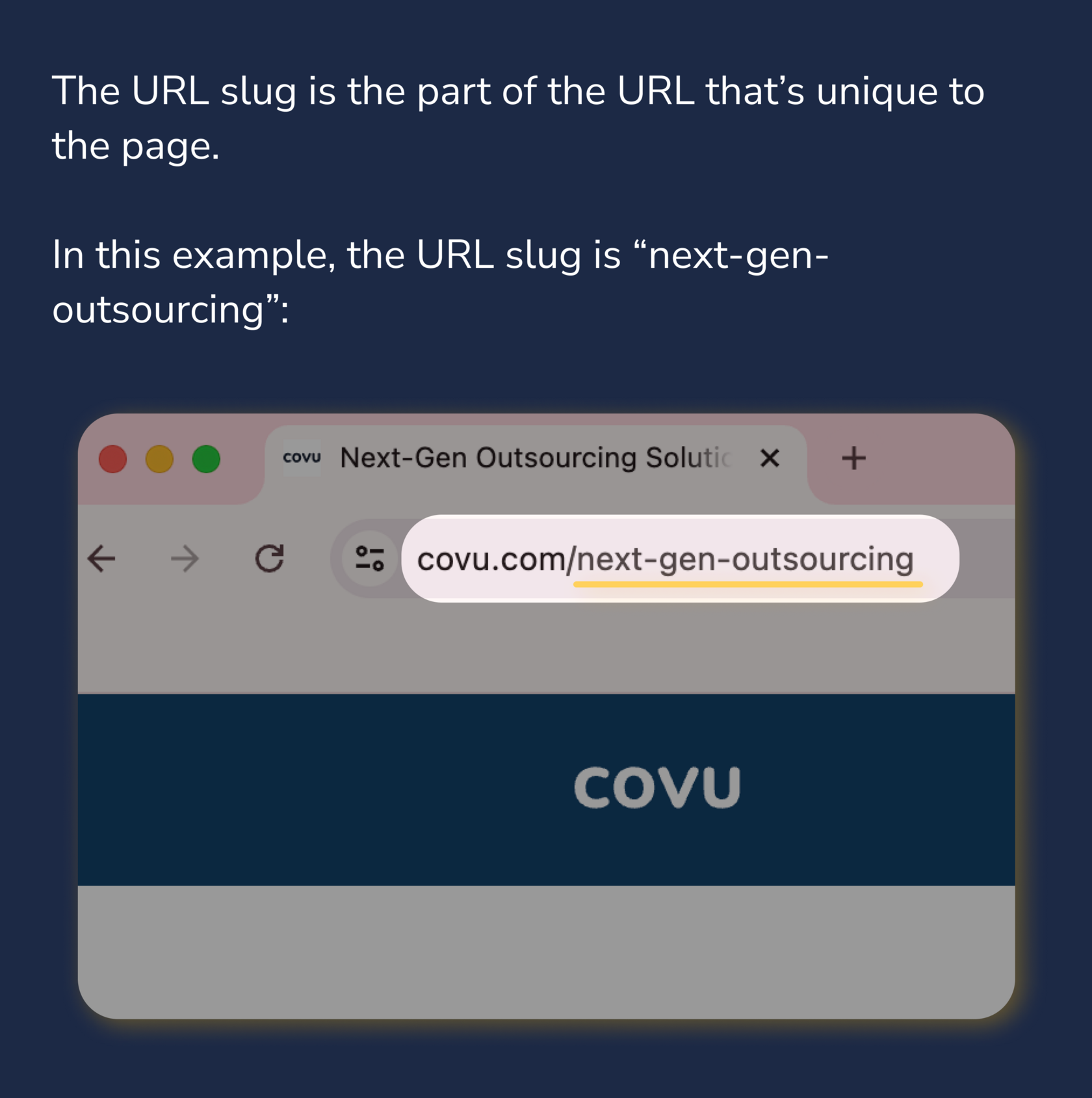 URL optimization on page SEO for insurance agents / agencies